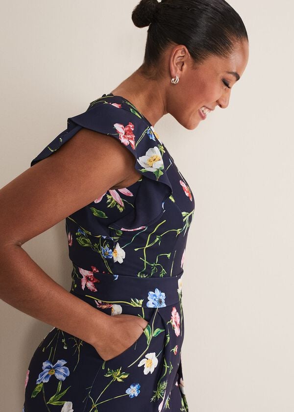 Phase Eight Kallie Floral Wide Leg Jumpsuit