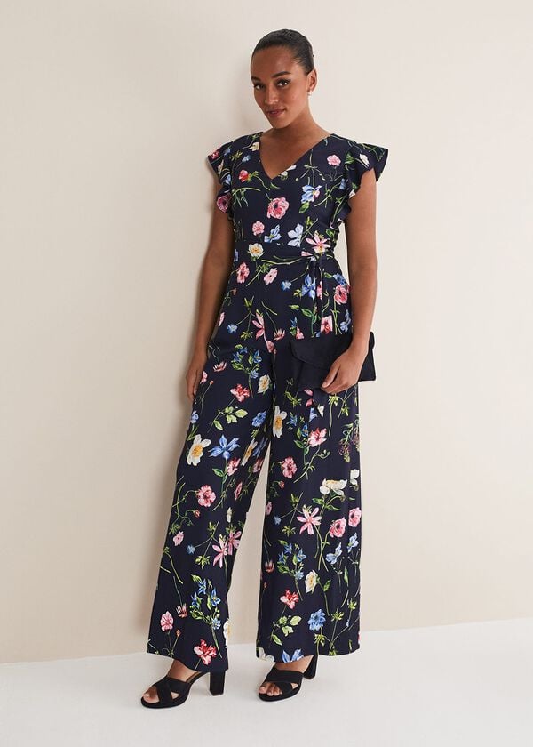 phase eight Kallie Floral Wide Leg Jumpsuit