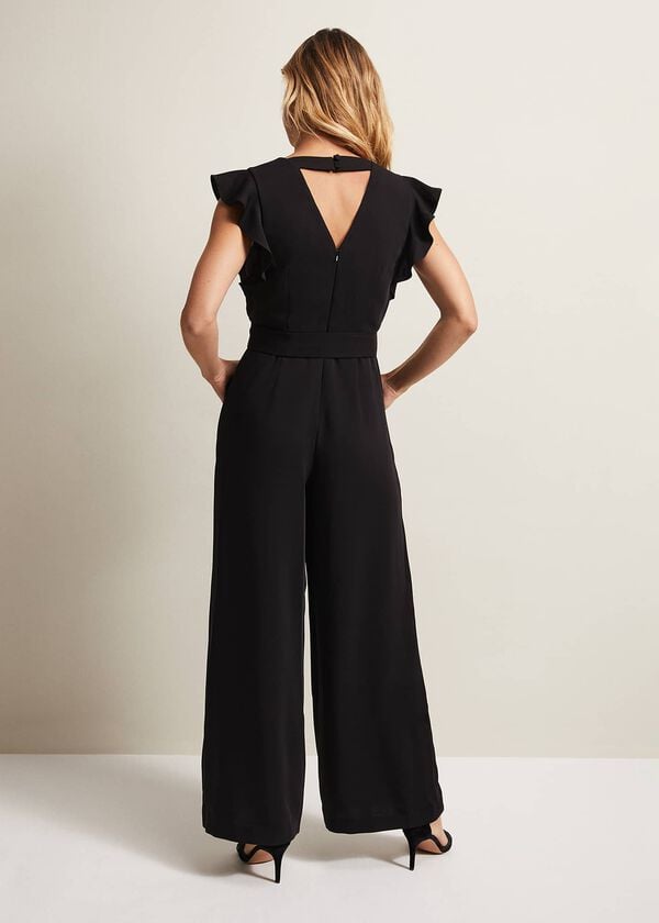 Phase Eight Kallie Ruffled Wide Leg Jumpsuit