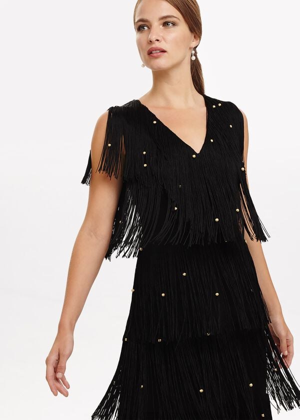 Phase Eight Kandice Fringe Dress