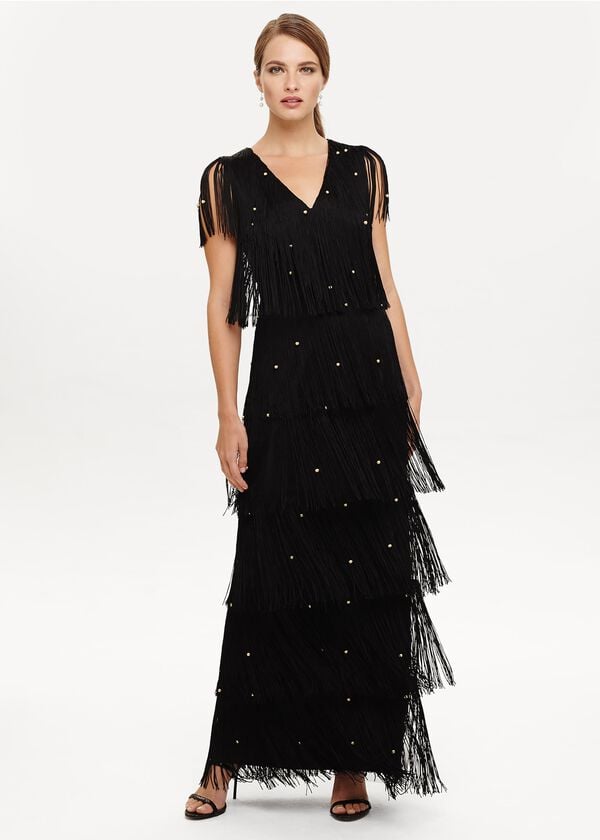 phase eight Kandice Fringe Dress