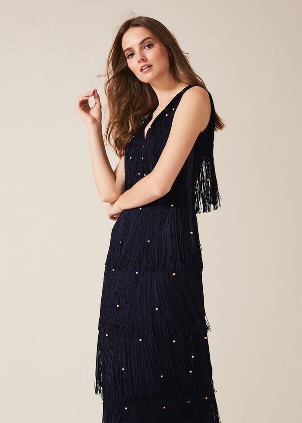 Phase Eight Kandice Fringe Maxi Dress
