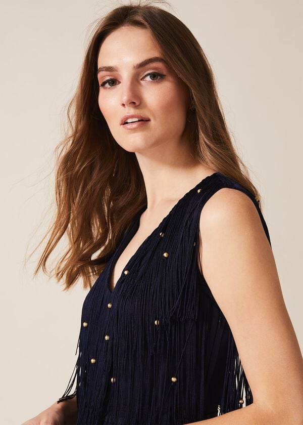 Phase Eight Kandice Fringe Maxi Dress
