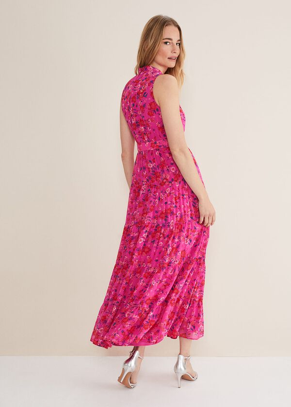 Phase Eight Kara Floral Tiered Maxi Dress