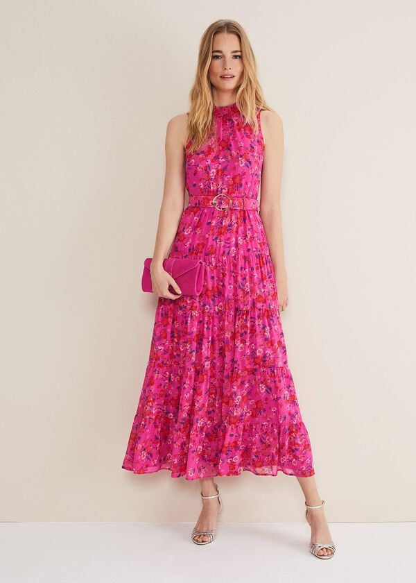 phase eight Kara Floral Tiered Maxi Dress