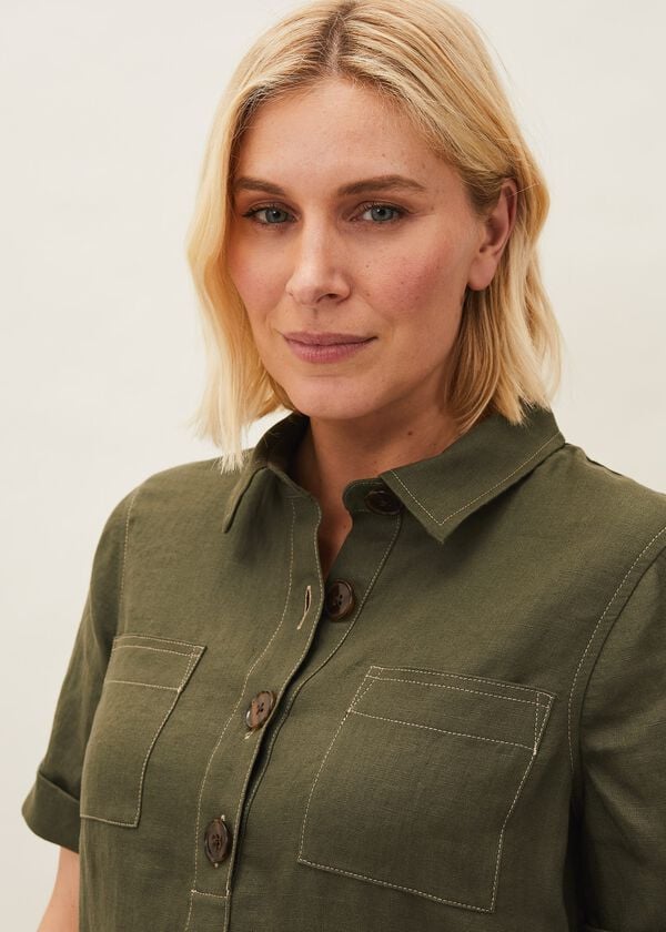 Phase Eight Kathy Linen Dress