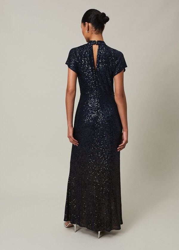 Phase Eight Kayla Sequin Ombre Maxi Dress