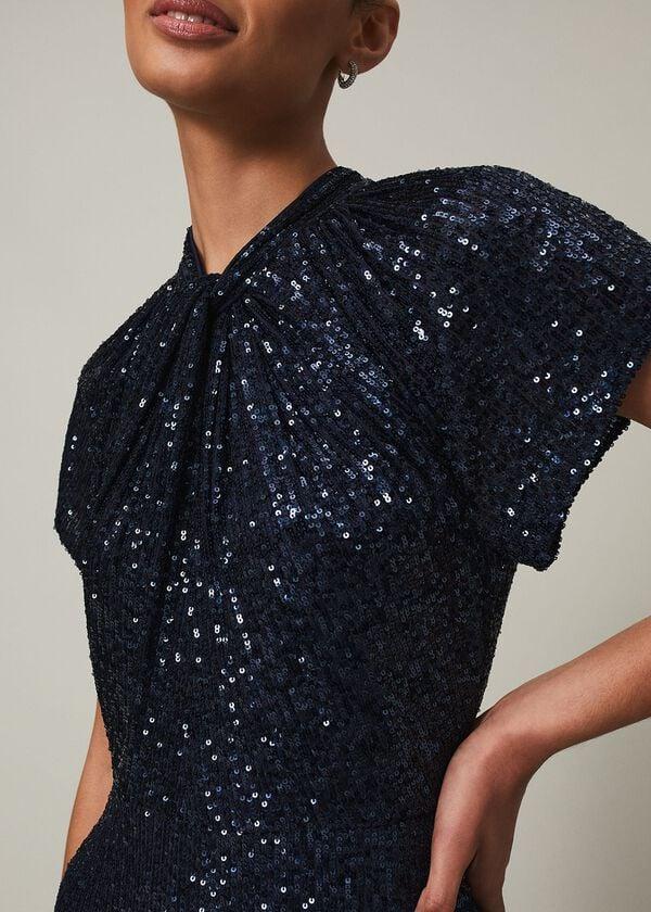 Phase Eight Kayla Sequin Ombre Maxi Dress