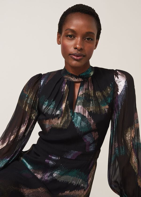 Phase Eight Kaylani Silk Jacquard Dress