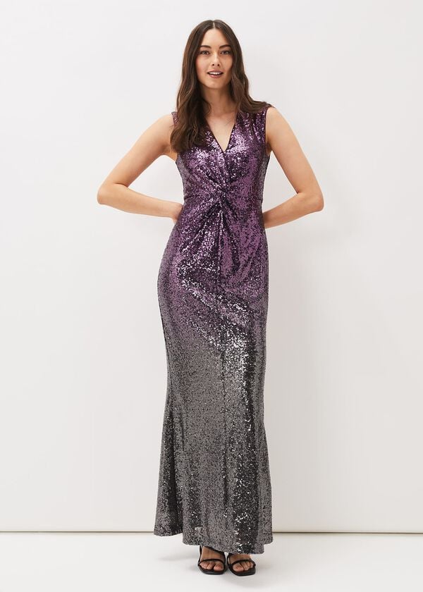 phase eight Keiley Sequin Maxi Dress