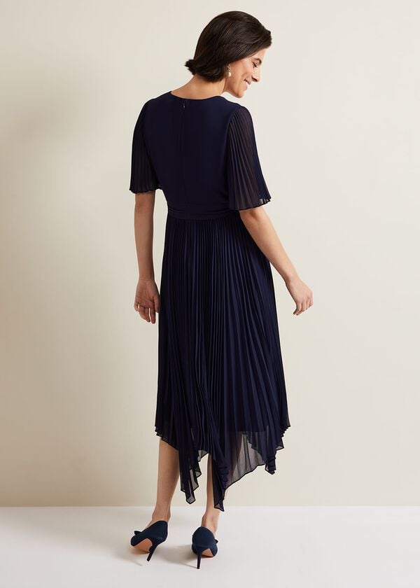 Phase Eight Kendall Pleated Midi Dress