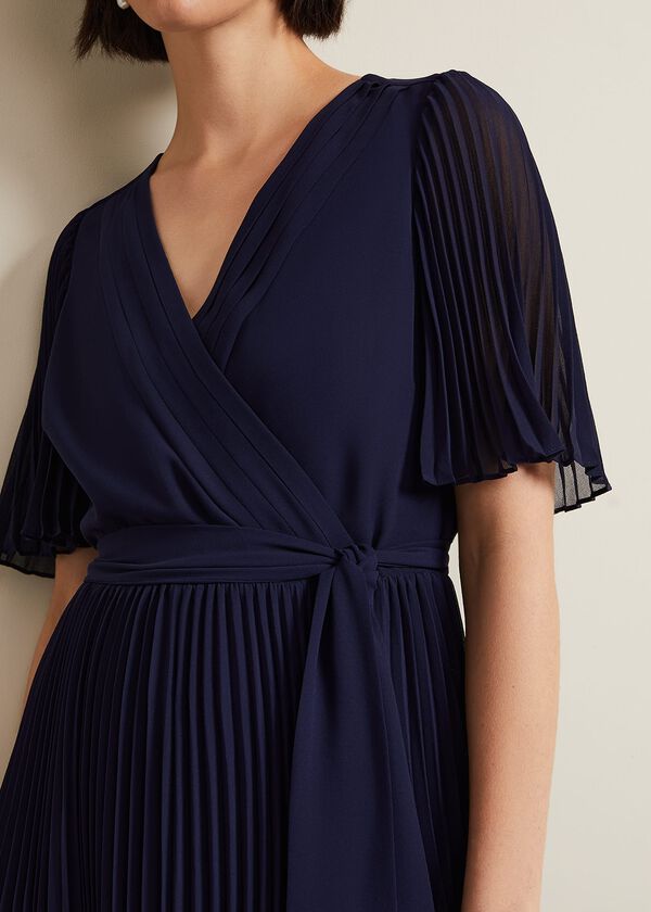 Phase Eight Kendall Pleated Midi Dress