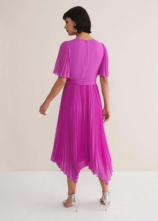 Phase Eight Kendall Pleated Midi Dress