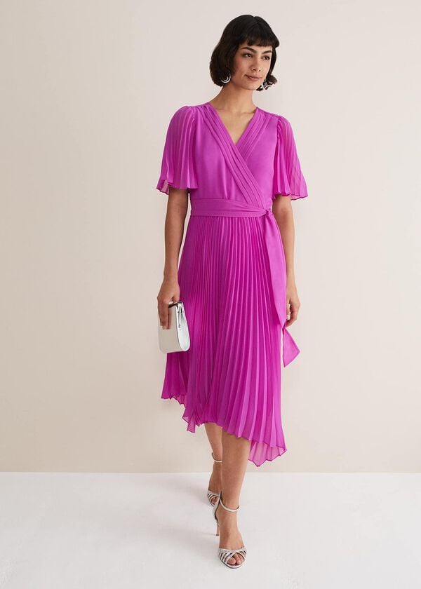 Phase Eight Kendall Pleated Midi Dress