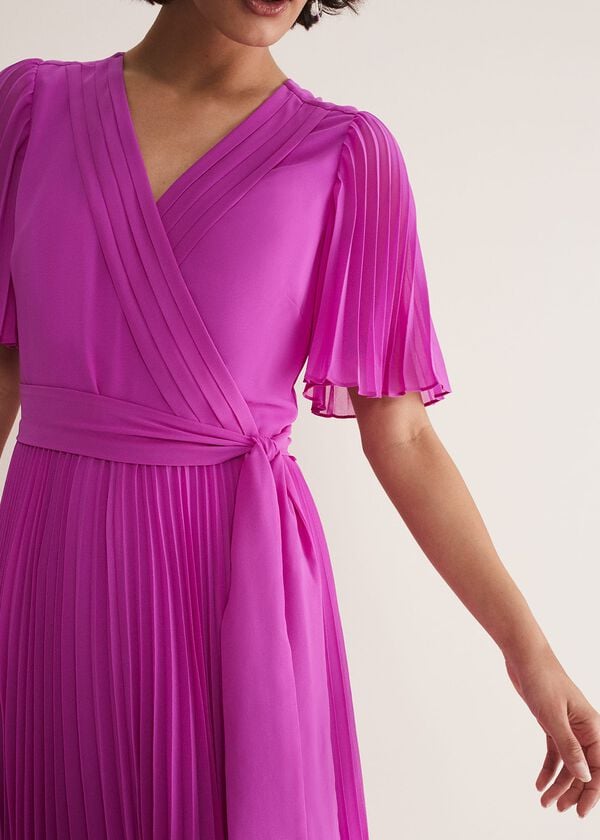 Phase Eight Kendall Pleated Midi Dress