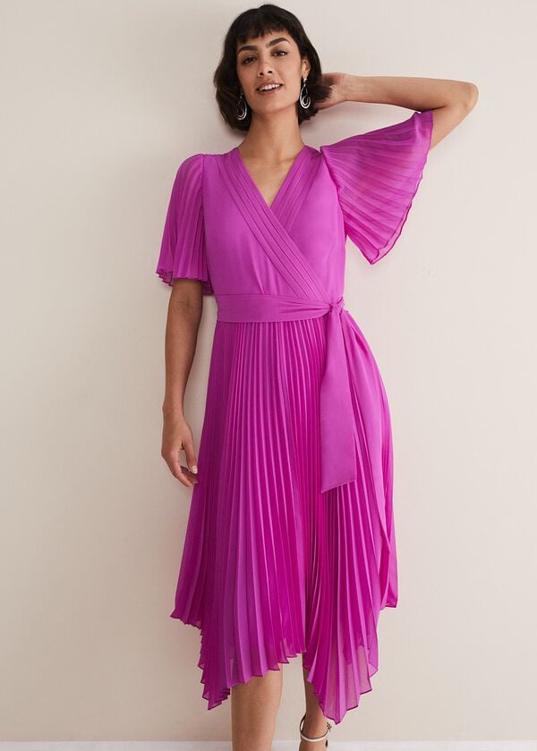 phase eight Kendall Pleated Midi Dress