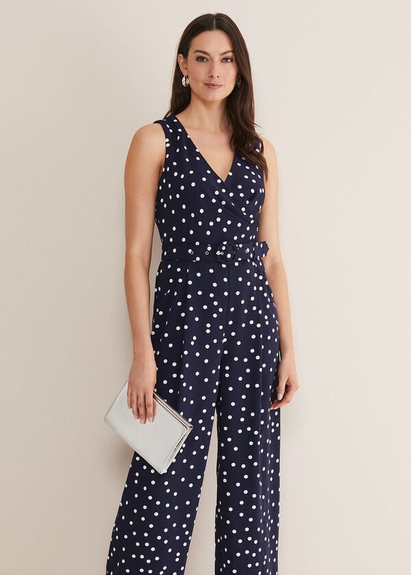 Phase Eight Kenzie Spot Jumpsuit