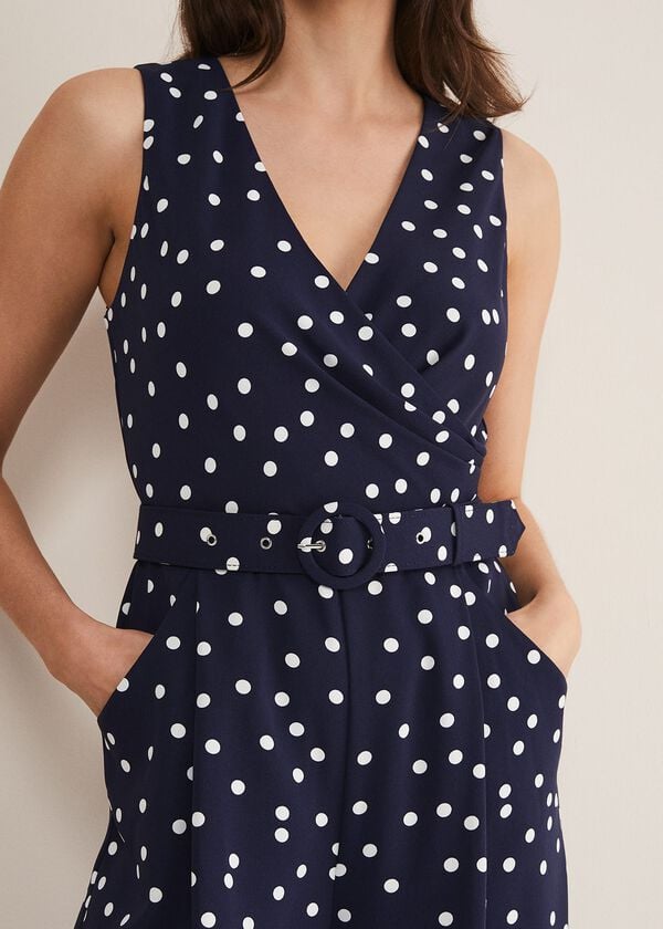 Phase Eight Kenzie Spot Jumpsuit