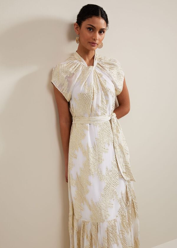 Phase Eight Kerena Shimmer Maxi Dress