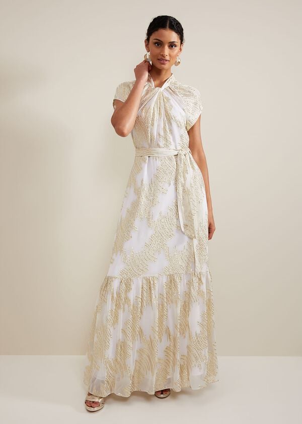 phase eight Kerena Shimmer Maxi Dress