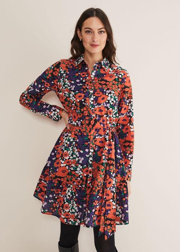 phase eight Kerri Cotton Floral Mini Dress