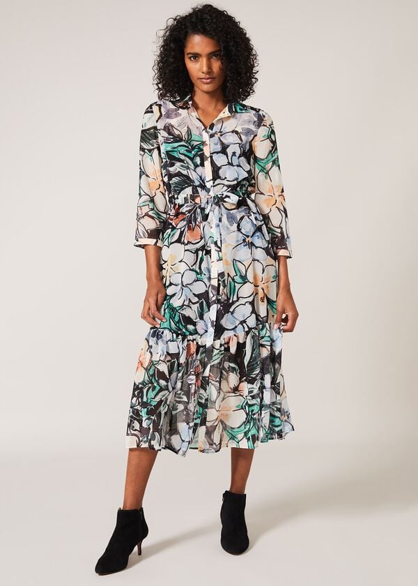 Phase Eight Kerria Floral Shirt Dress