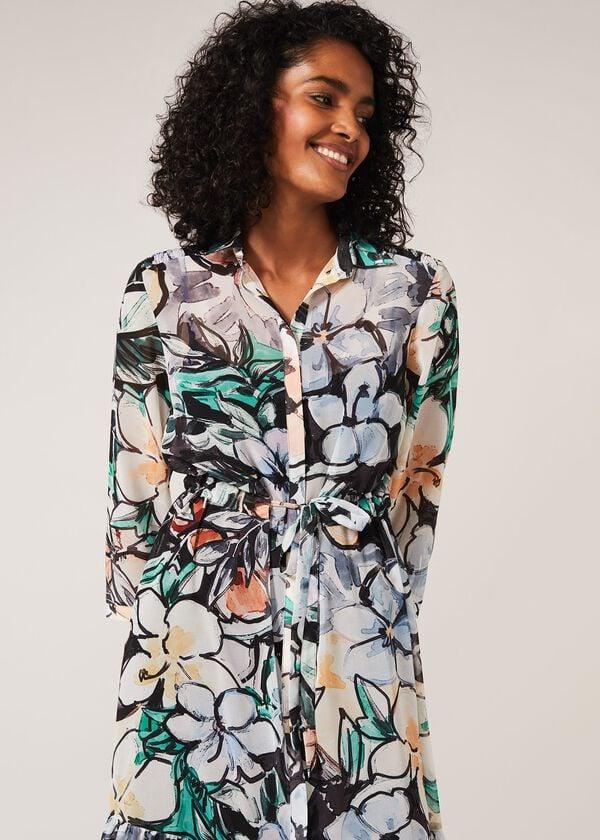 Phase Eight Kerria Floral Shirt Dress