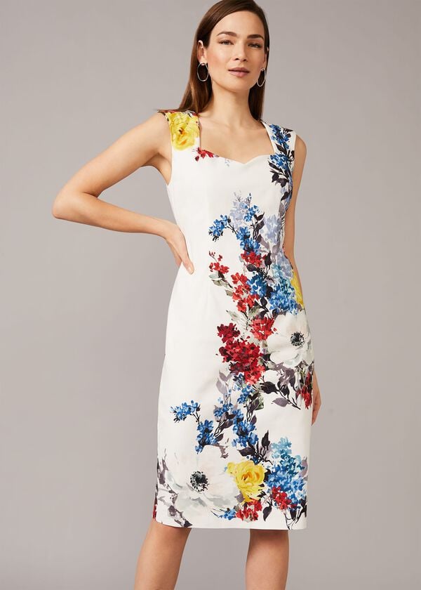 phase eight Keshena Floral Fitted Dress