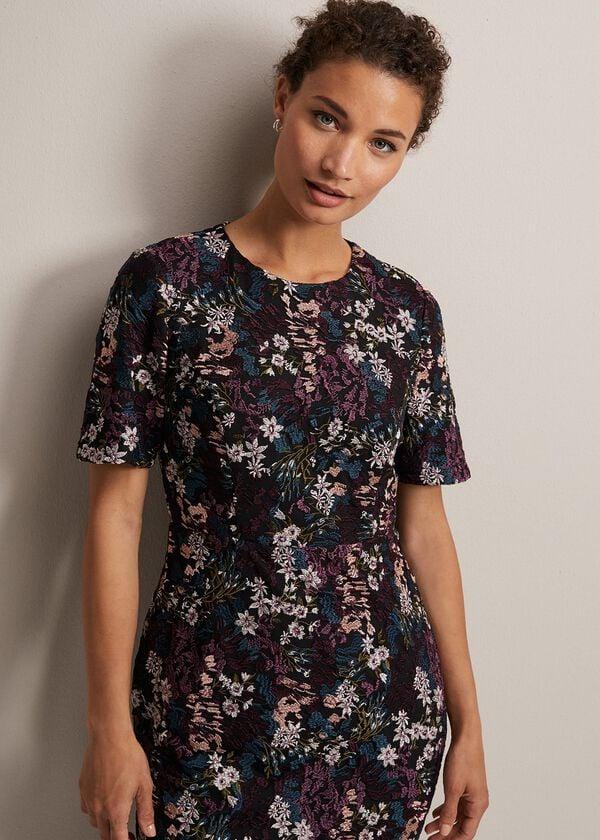 Phase Eight Keshia Floral Embroidered Mini Dress
