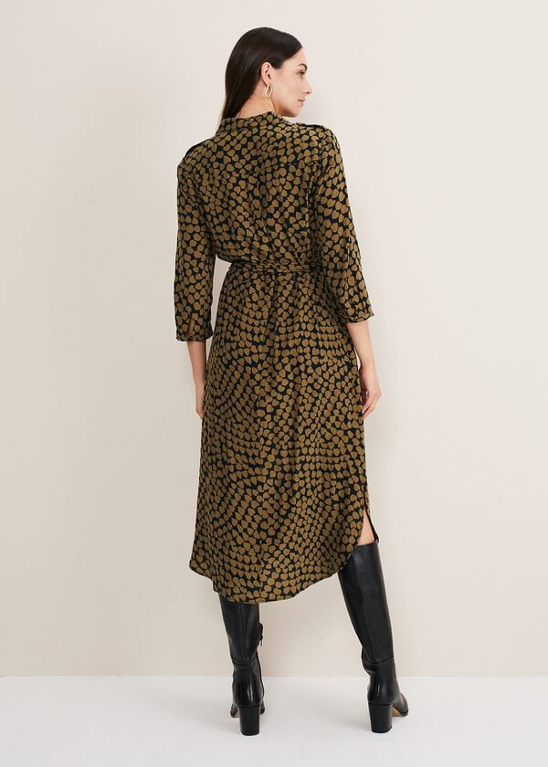 Phase Eight Kesia Heart Print Shirt Dress