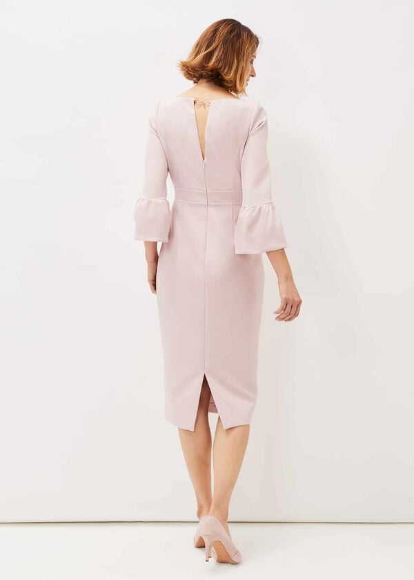 Phase Eight Keyla Fluted Sleeve Fitted Dress