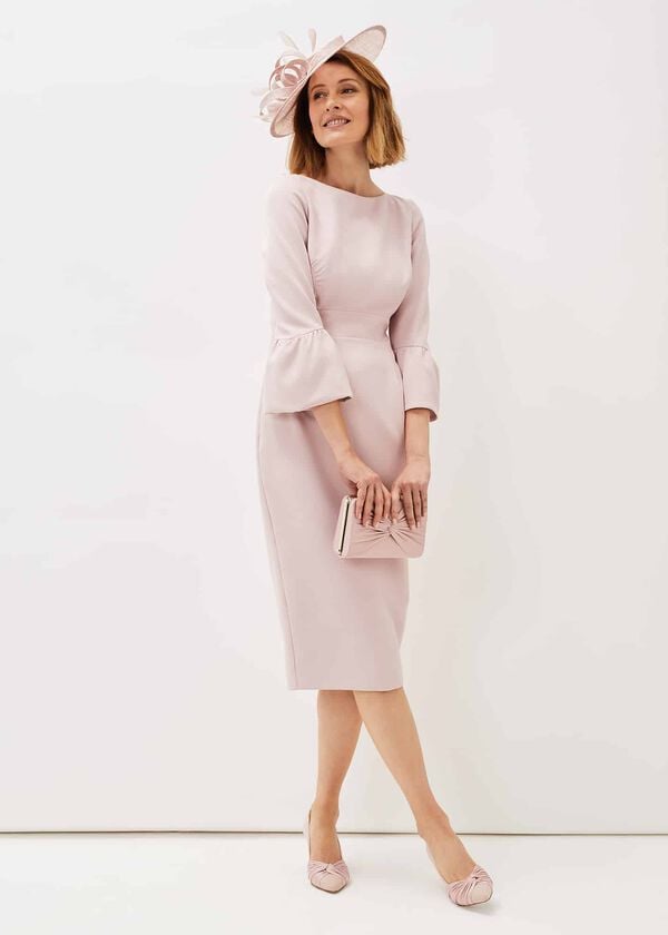 phase eight Keyla Fluted Sleeve Fitted Dress