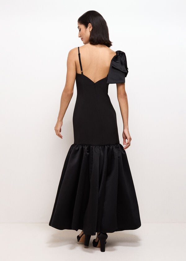 Phase Eight Kiera Black Bow Maxi Dress