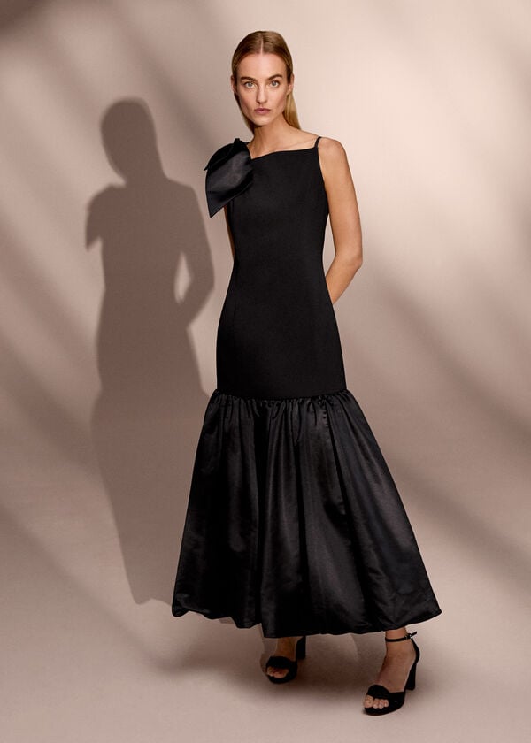 phase eight Kiera Black Bow Maxi Dress