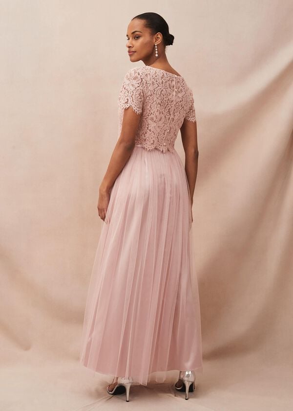 Phase Eight Kiera Lace Tulle Maxi Dress