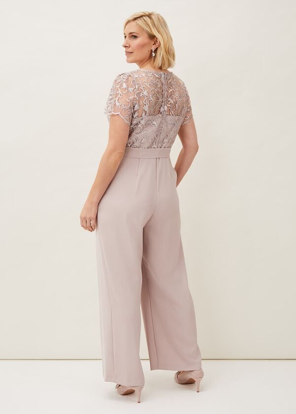 Phase Eight Kira Lace Bodice Jumpsuit