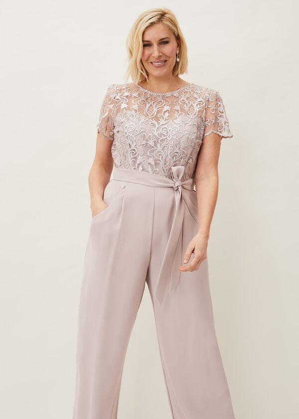 Phase Eight Kira Lace Bodice Jumpsuit