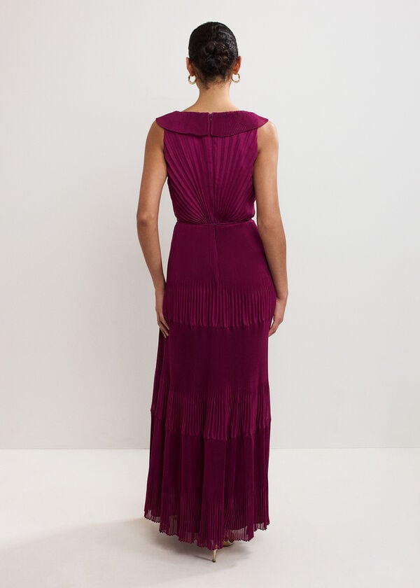 Phase Eight Klana Burgundy Dress
