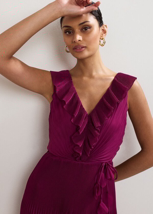 Phase Eight Klana Burgundy Dress