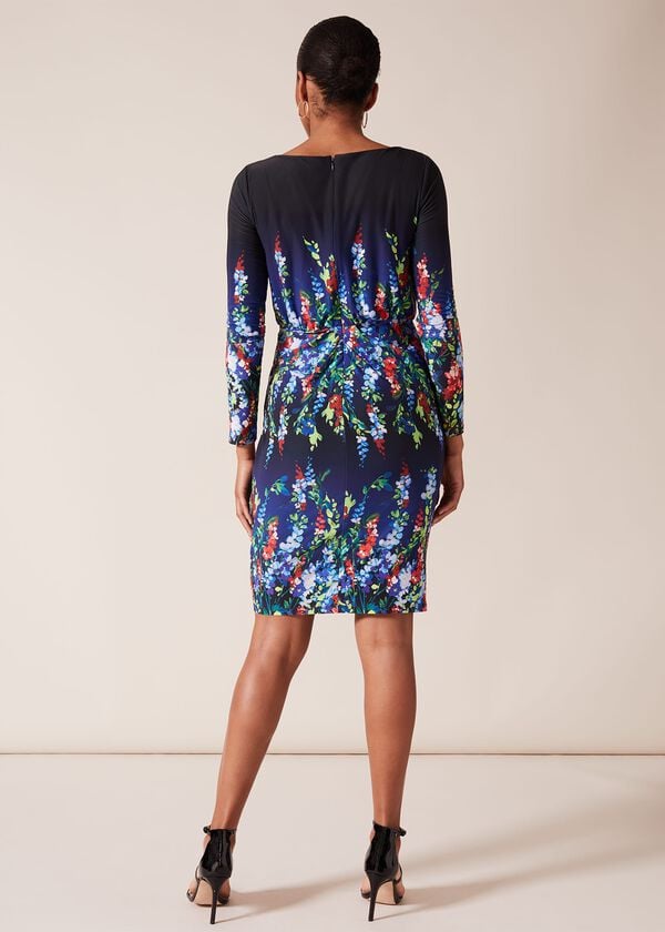 Phase Eight Kris Floral Placement Print Dress