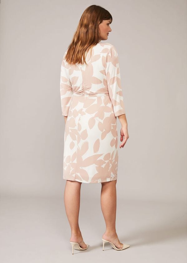 Phase Eight Lana Leaf Print Dress