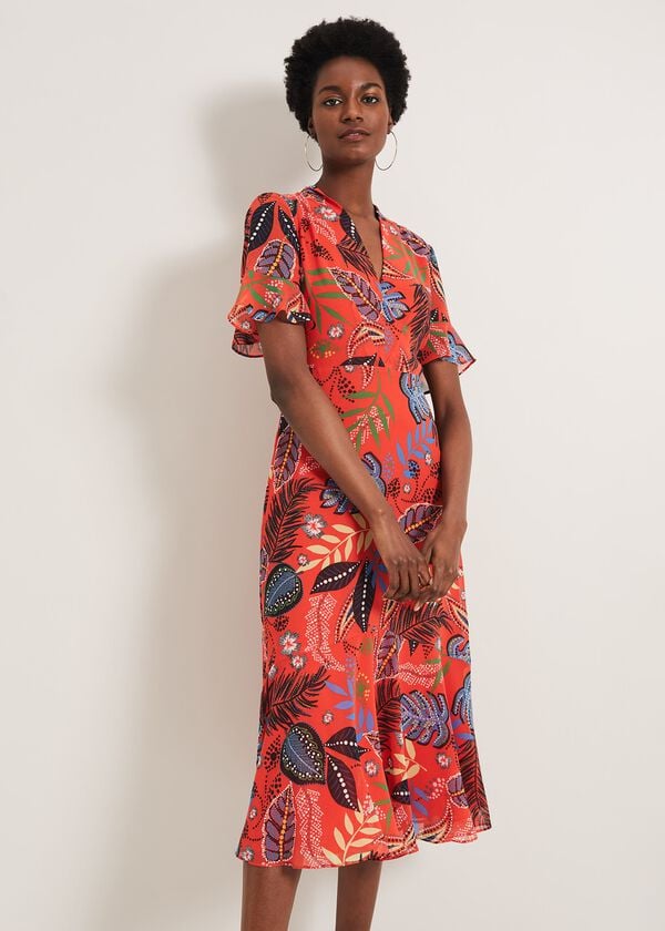Phase Eight Lara Tropical Floral Dress