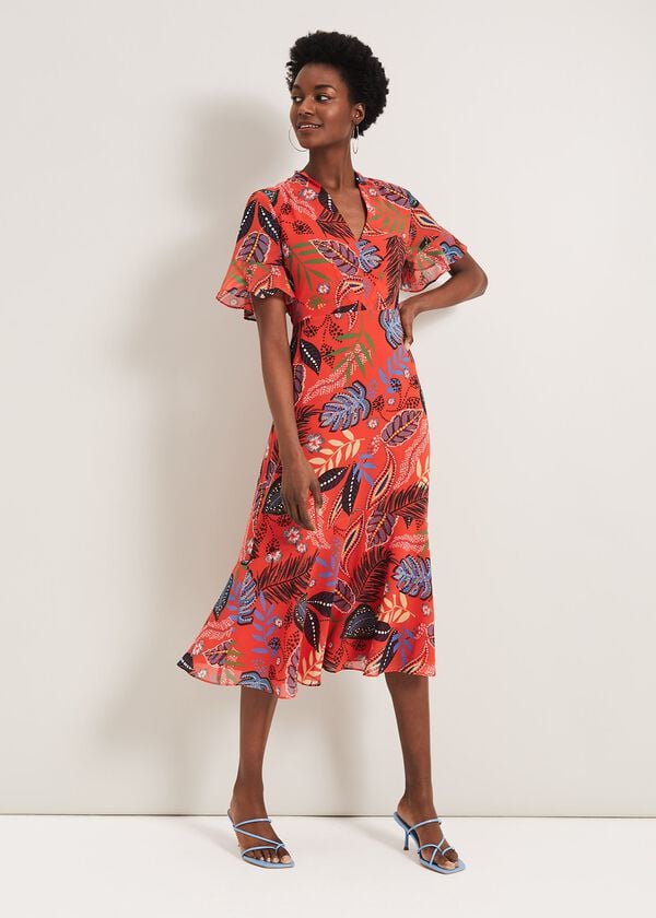 phase eight Lara Tropical Floral Dress