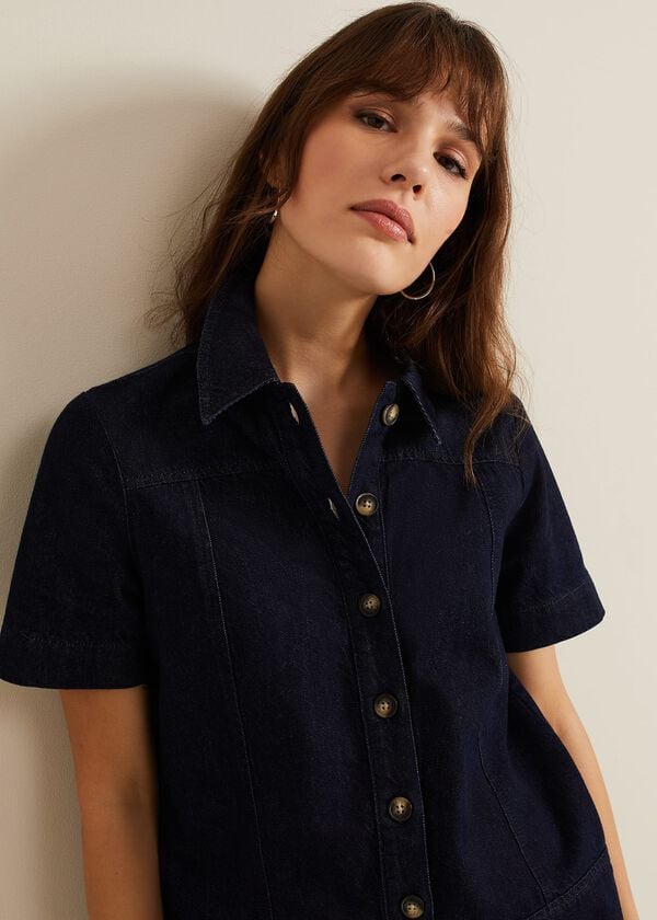 Phase Eight Larisa Denim Tunic Dress