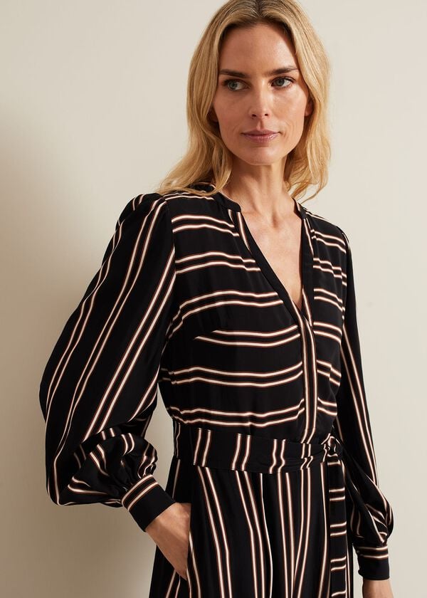 Phase Eight Laura Stripe Midaxi Dress