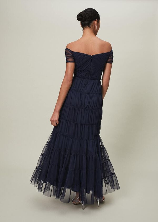 Phase Eight Layla Tulle Tiered Maxi Dress