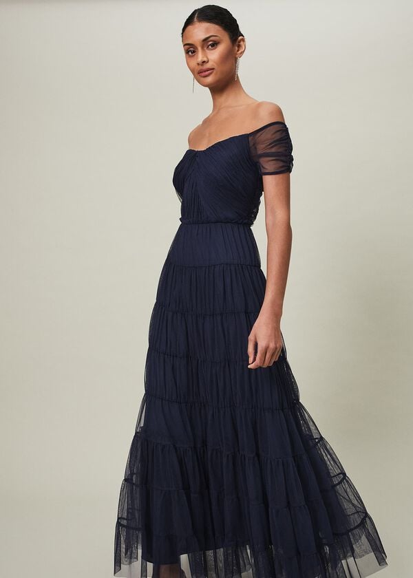 Phase Eight Layla Tulle Tiered Maxi Dress