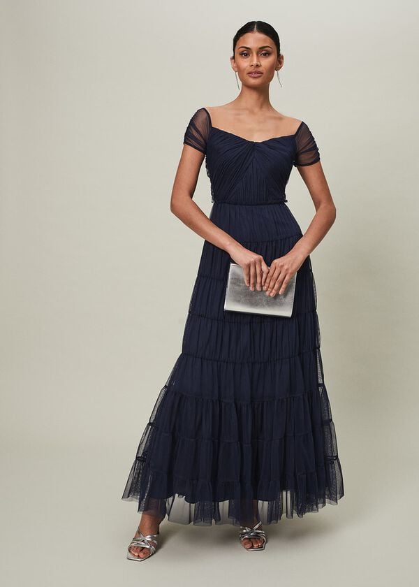 phase eight Layla Tulle Tiered Maxi Dress