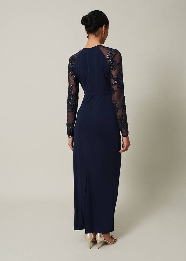 Phase Eight Layton Sequin Jersey Maxi Dress