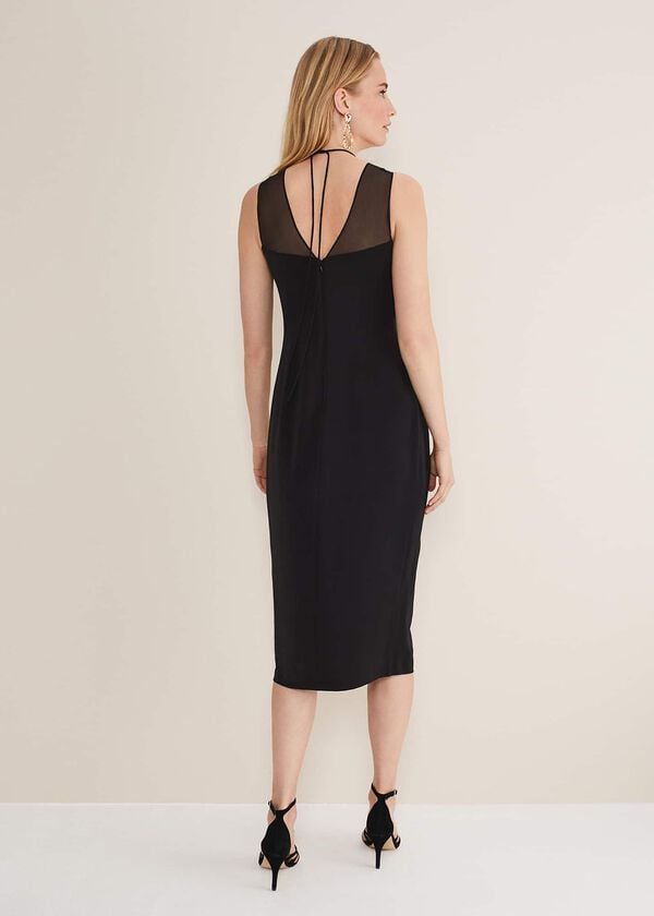 Phase Eight Leah Ruched Midi Dress